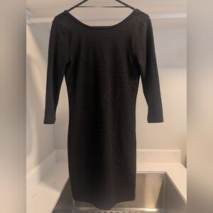 Black Knit Mini Dress - NWT US Med